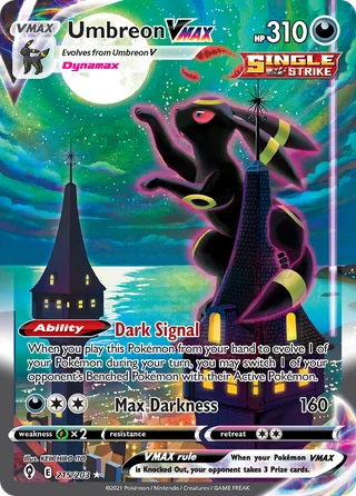 Umbreon VMAX, Evolving Skies alternate art