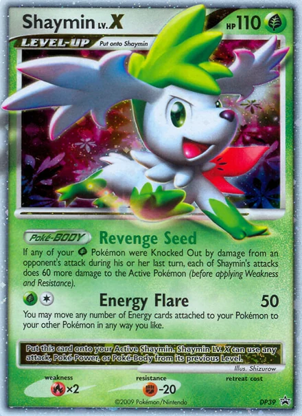 Shaymin LV.X, DP Black Star Promos, LP