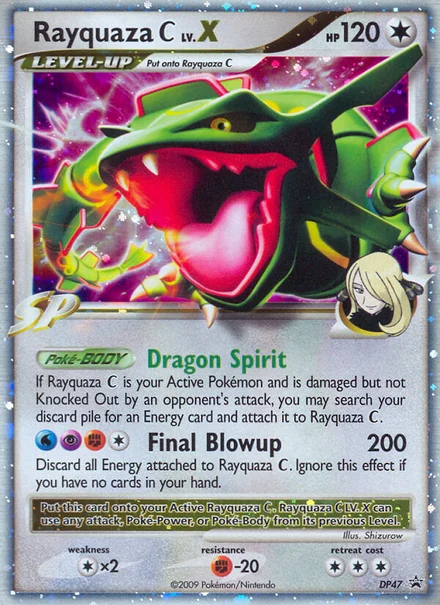 Rayquaza C LV.X, DP Black Star Promos · NM