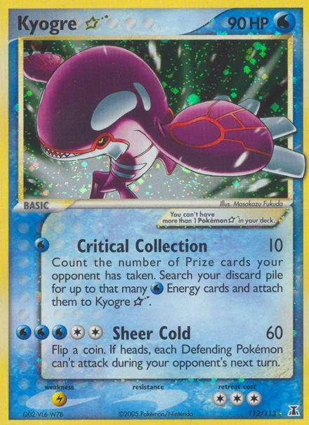 Kyogre ☆, Delta Species · PSA 9