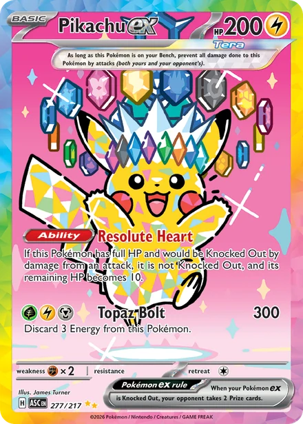 Pikachu ex, Ascended Heroes