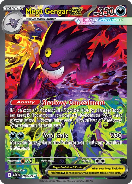Mega Gengar ex, Ascended Heroes · PSA 10