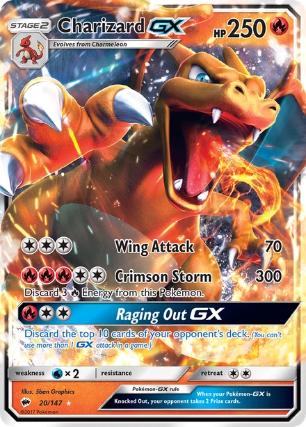 Charizard-GX, Burning Shadows
