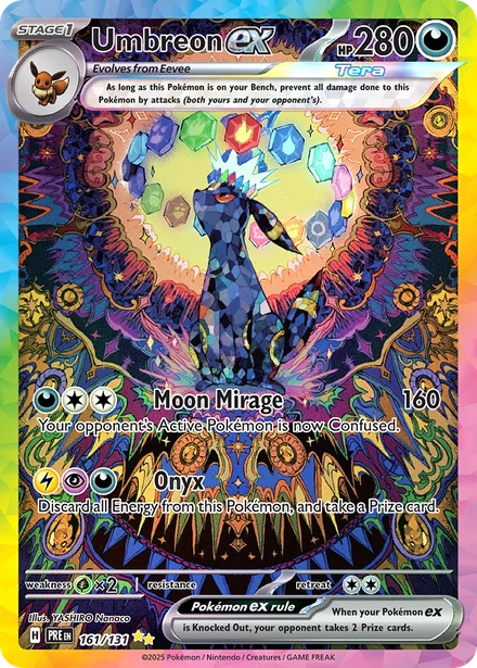 Umbreon ex, Prismatic Evolutions, NM