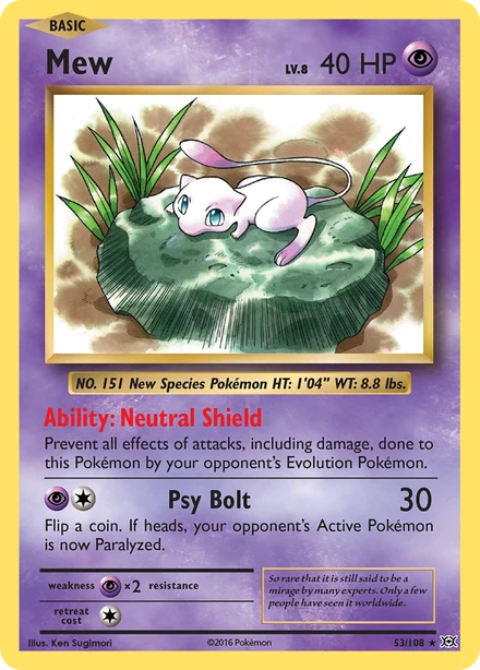 Mew, Evolutions