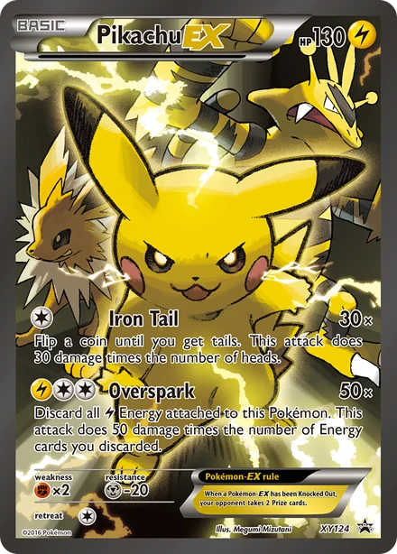 Pikachu-EX, XY Black Star Promos
